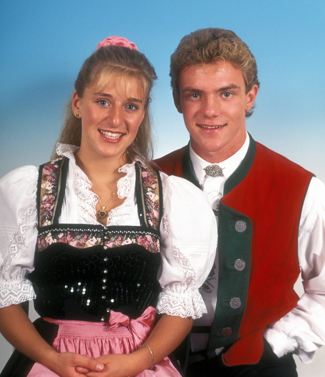 Stefan Mross und Stefanie Hertel im Jahr 1995.