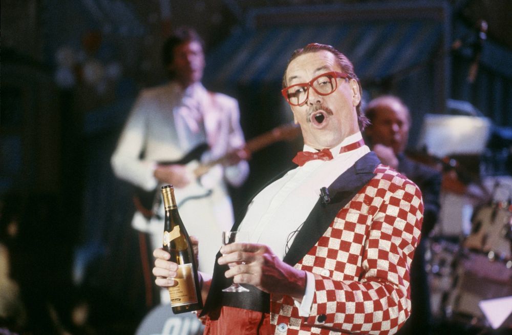 Werner Böhm als 'Gottlieb Wendehals' in Aktion. 