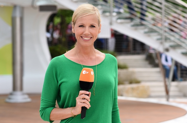 Andrea Kiewel im “ZDF-Fernsehgarten”.