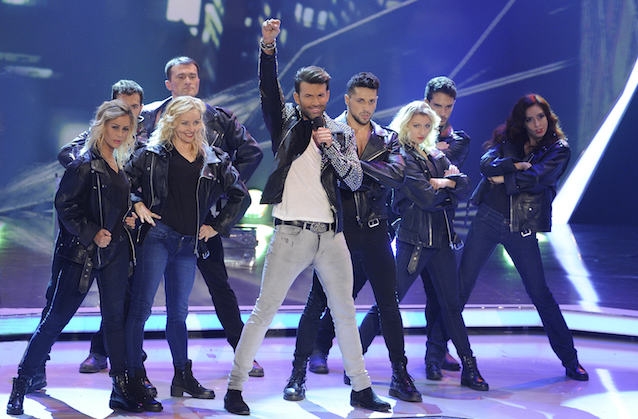 Jay Khan bei seinem Auftritt in “Willkommen bei Carmen Nebel”.