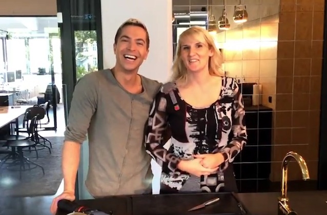 Die “Schlagerköche” Julian David und Anika Reichel.