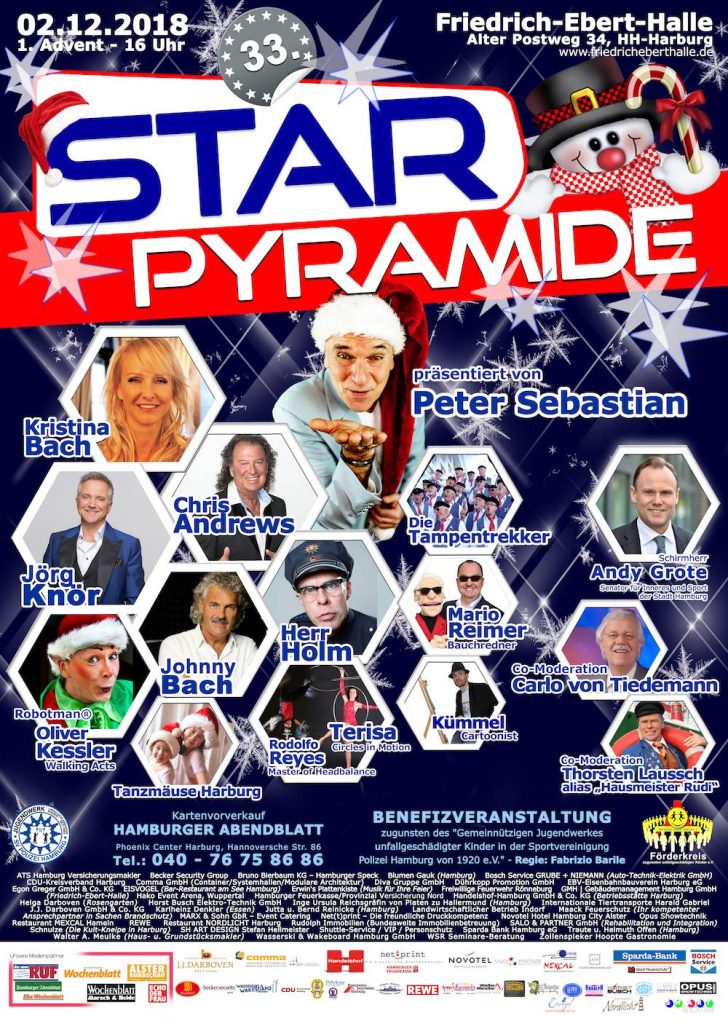Das Plakat der 33. “Starpyramide”.