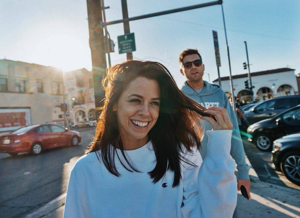 Vanessa Mai und Andreas Ferber am 27. Mai in Los Angeles.