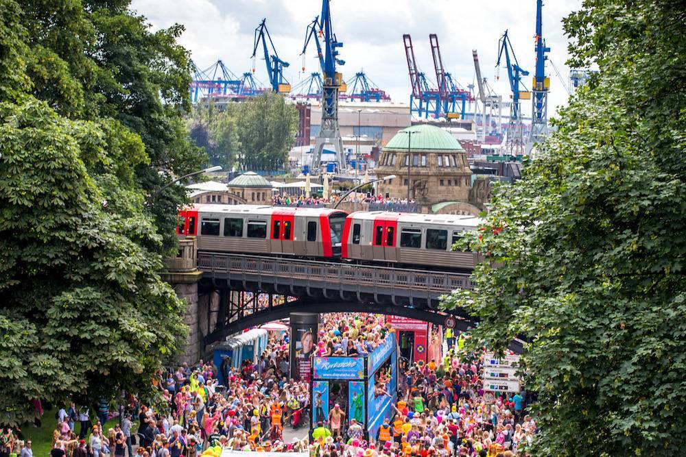 Zum 22. Mal findet der Schlagermove in Hamburg statt.