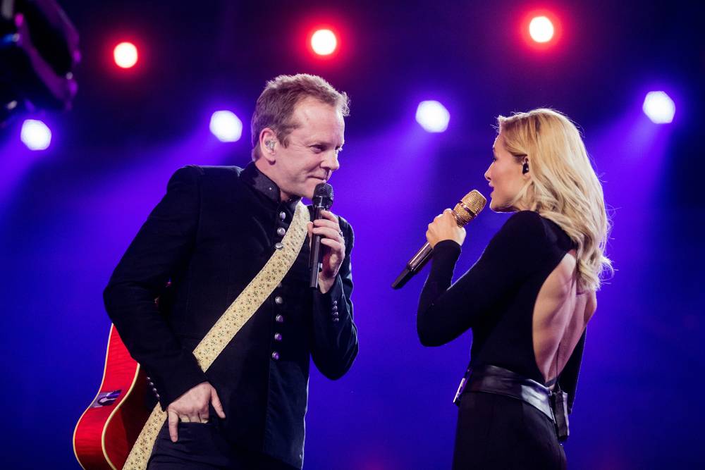 Mit Kiefer Sutherland (“24”, “Melancholia”) hat Helene wieder einen Weltstar in der Show. Der kanadische Schauspieler macht auch Musik.