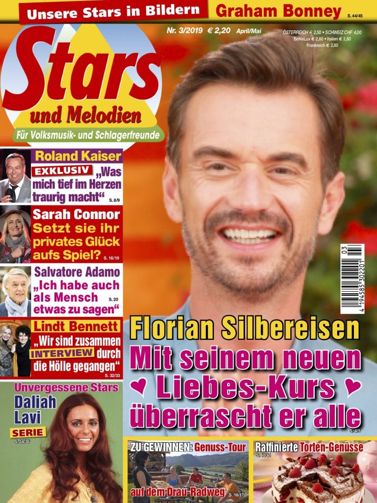 Die neue Ausgabe der “Stars & Melodien” (Nr. 3/2019) gibt es ab sofort am Kiosk.