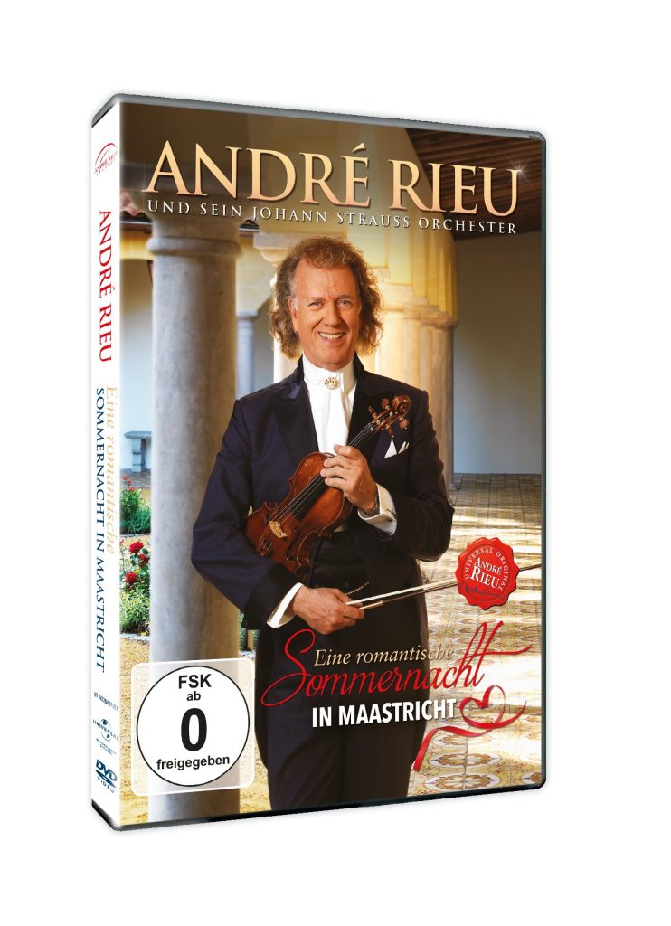 Mehr Informationen über André Rieus DVD “Eine romantische Sommernacht in Maastricht” mit einem Klick auf’s Cover!