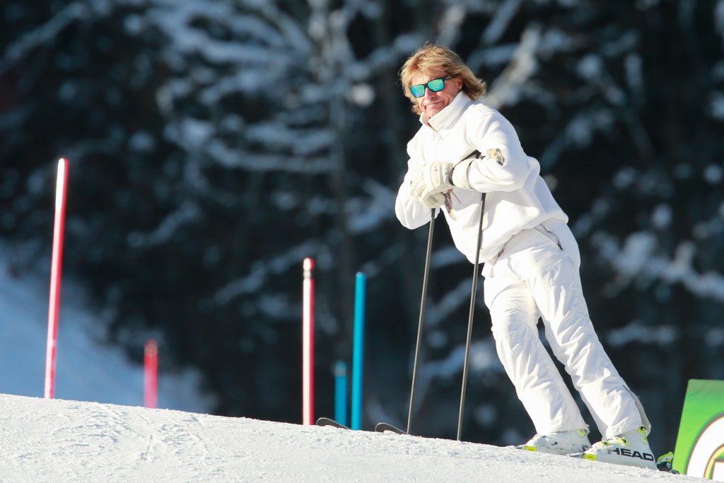 SKI Fahrer Hansi Hinterseer