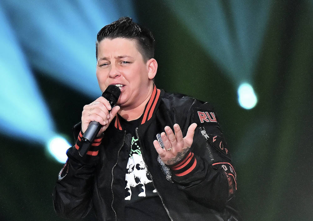 Kerstin Ott bei den “Schlagerchampions 2020” in Berlin.