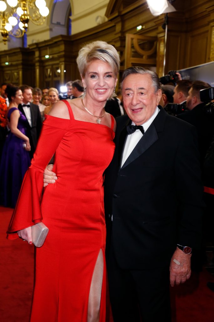 Richard Lugner mit Freundin 'Zebra' Karin Karrer