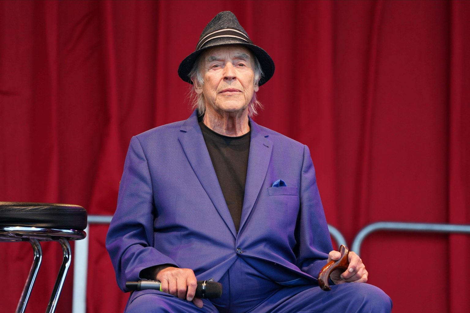 Tony Marshall bei einem Auftritt in einem Autokino im Juni 2020.