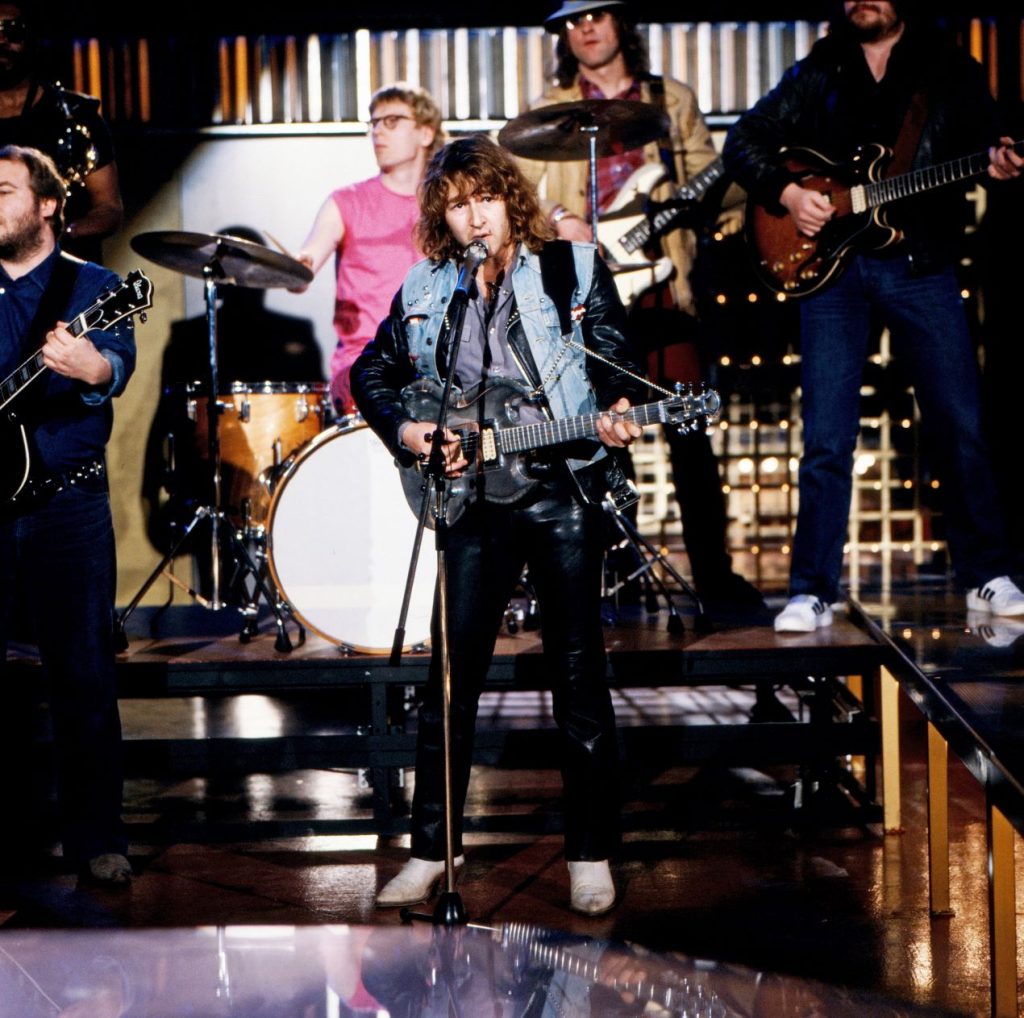 ZDF Hitparade, 1982, Auftritt von Peter Maffay mit Band