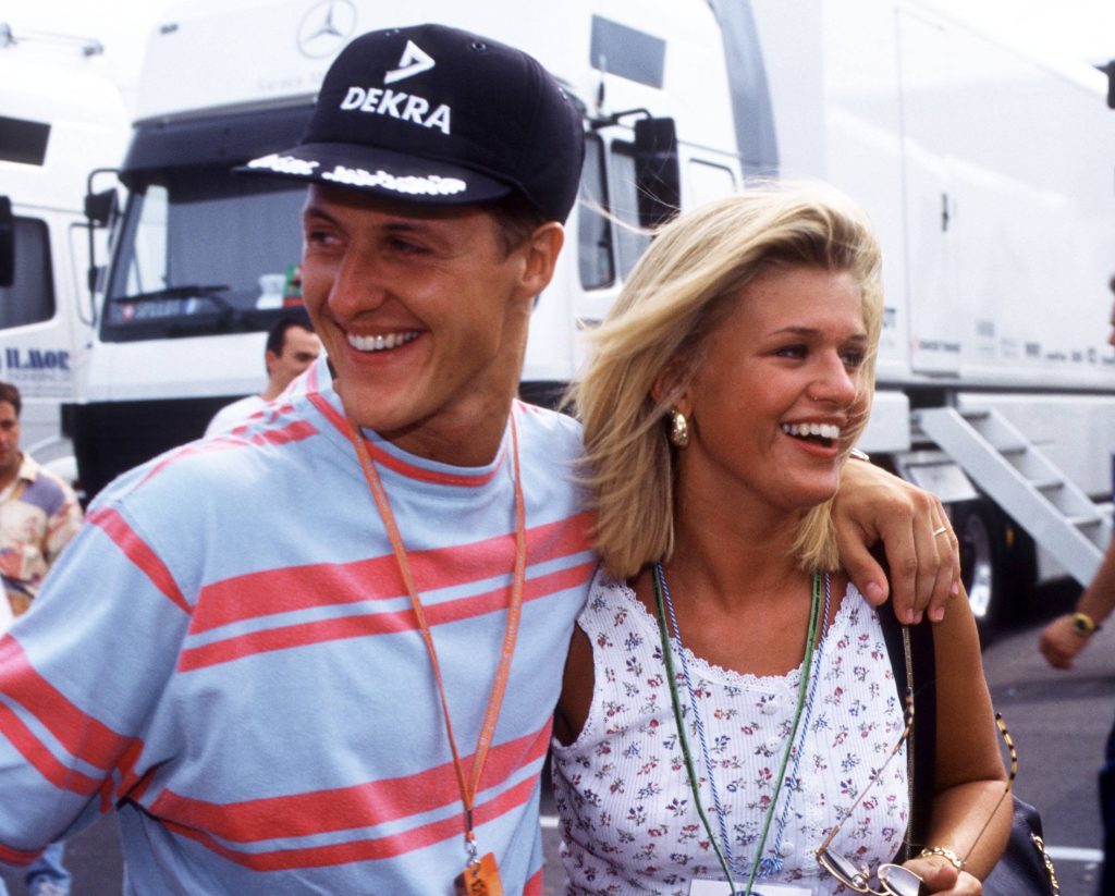 Michael Schumacher und Frau Corinna 1995