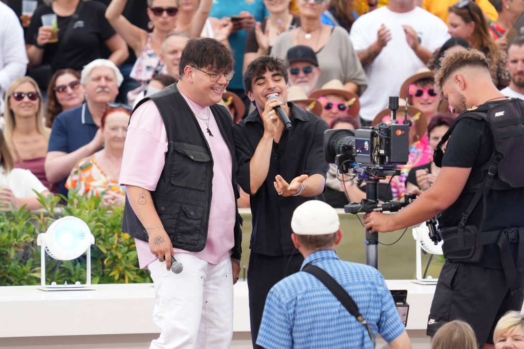 Myle und Isaak im ZDF Fernsehgarten am 13.07.2025