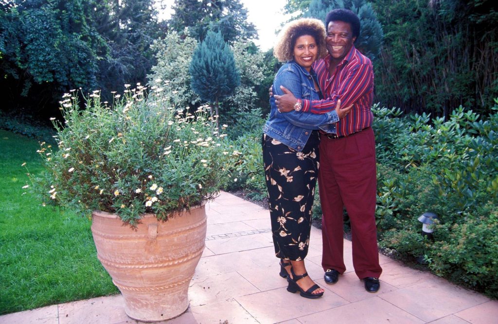 Roberto Blanco mit Tochter Patricia, 2002