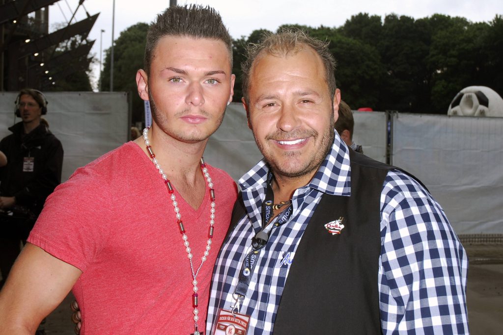 Willi Herren mit Sohn Stefano, 2013