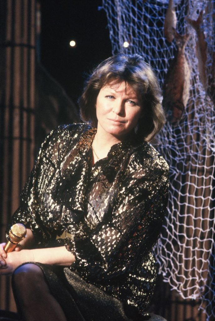 Sängerin Manuela im Jahr 1986