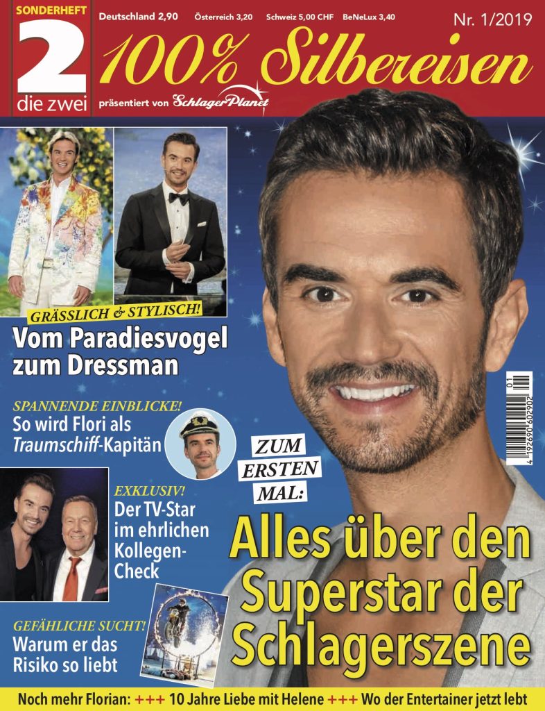 Das exklusive Sonderheft “100 % Silbereisen” gibt es ab sofort am Kiosk sowie unter der Telefonnummer 0 62 32 / 31 02 25 (von 8 – 16 Uhr) und rund um die Uhr über Sonderheft@klambt.de. Nur so lange der Vorrat reicht. Holt es euch!