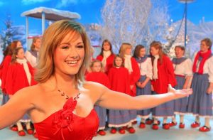 Helene Fischer bei einem ihrer ersten TV-Auftritte im “Winterfest der Volksmusik” im Jahr 2006.