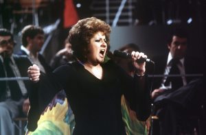 Joy Fleming beim deutschen Vorentscheid des Grandprix im Jahr 1975.