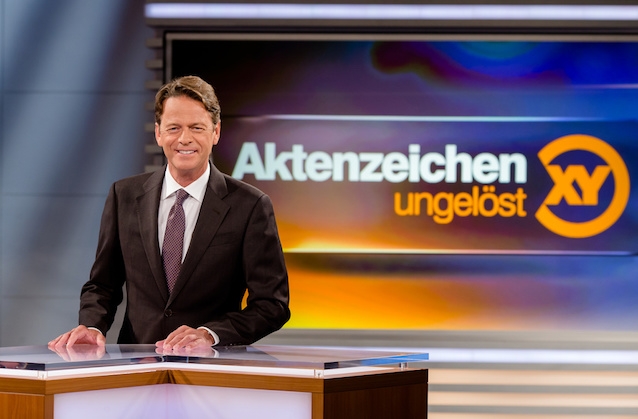 Rudi Cerne moderiert “Aktenzeichen XY... ungelöst”.