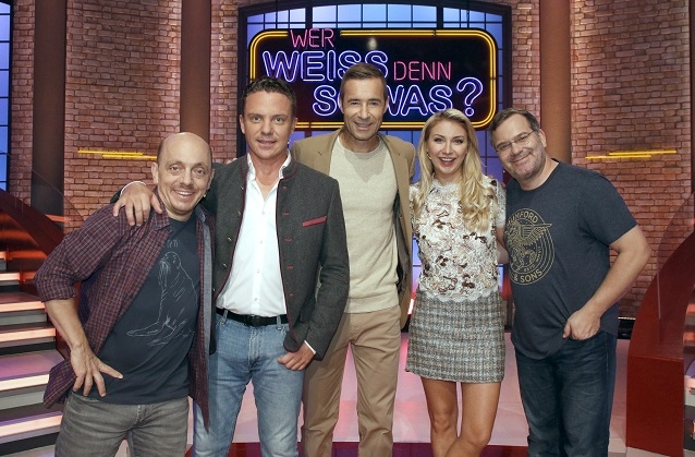 Stefan Mross und  Anna-Carina Woitschack bei “Wer weiss denn sowas?”